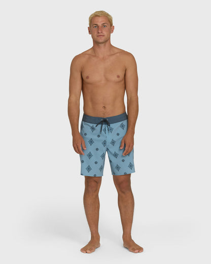 Billabong Men's Good Times Pro 18\" Boardshorts - Blue Fog