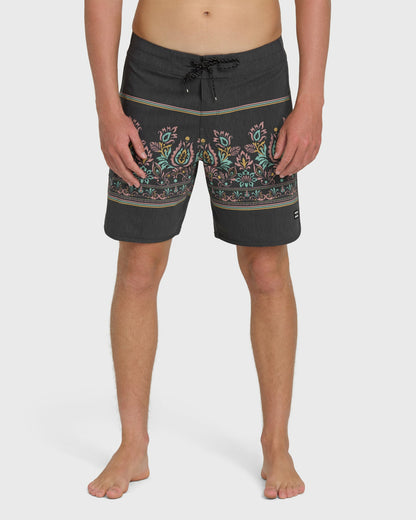 Billabong Men's 73 Pro 18\" Boardshorts - Black