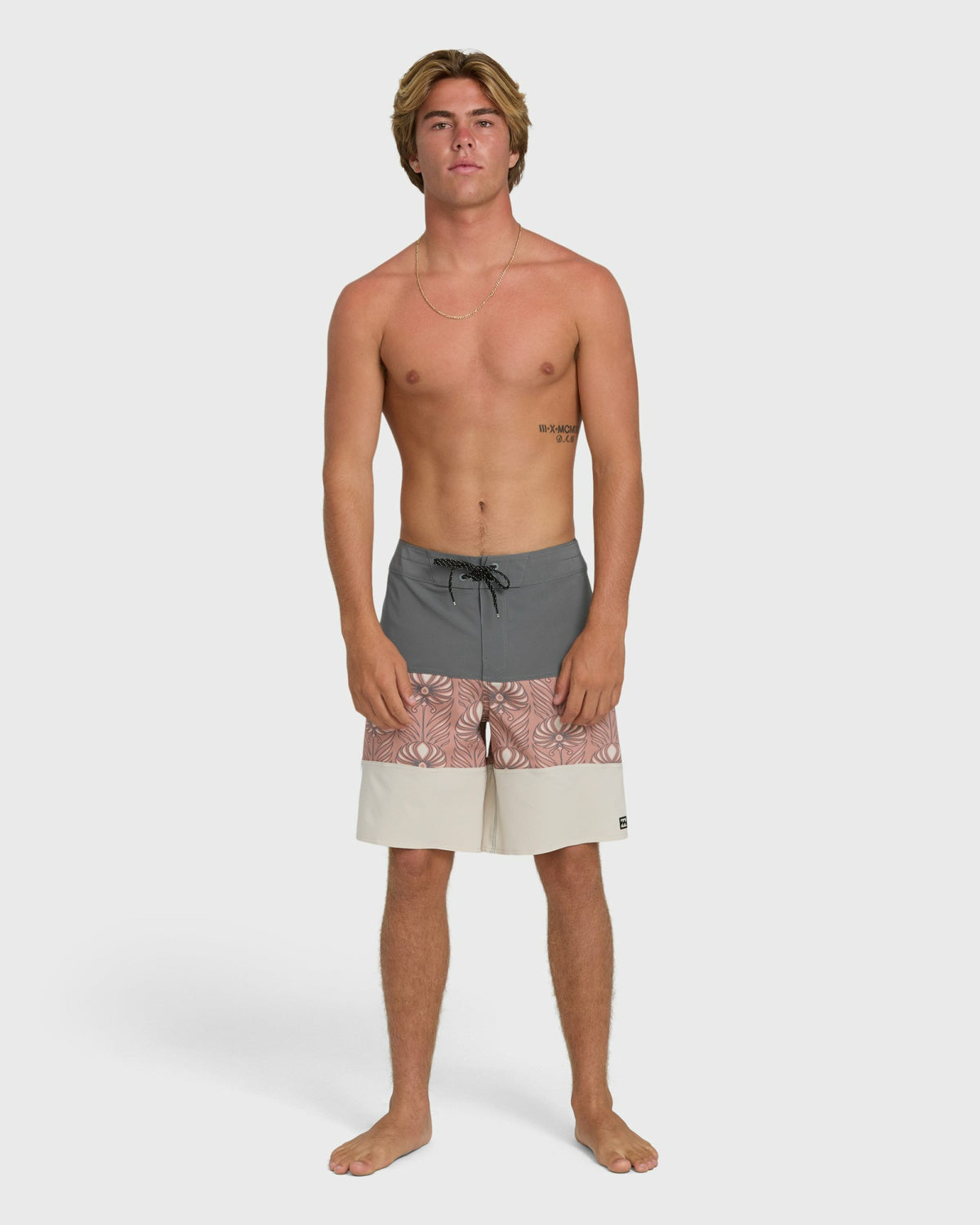 Billabong Men's Tribong Pro 19\" Boardshorts - Ash Rose