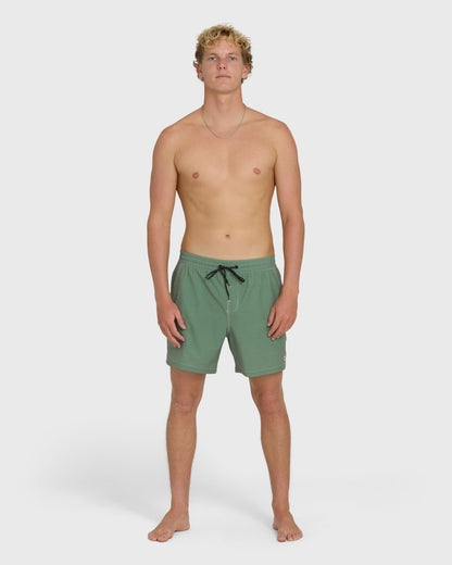 Billabong Men's Every Other Day Wave Washed Layback 16\" Trunks - Sea Spray