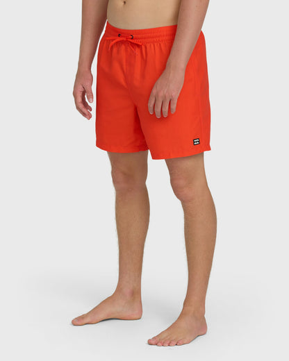 Billabong Men's All Day Laybacks 16\" Trunks - Fiesta Red