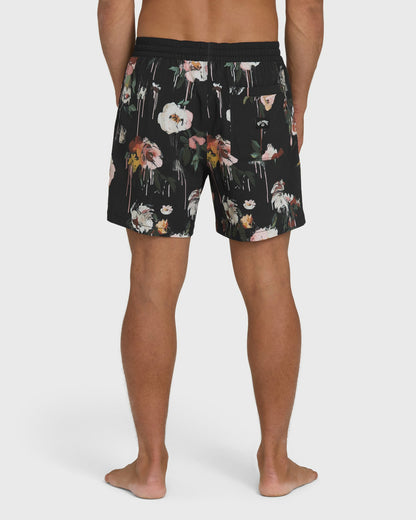 Billabong Men's Good Times Layback 16\" Trunks - Black