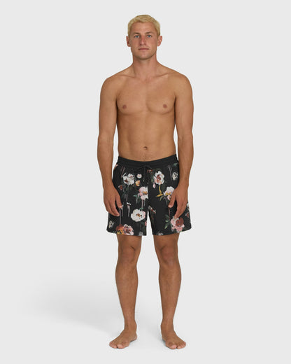 Billabong Men's Good Times Layback 16\" Trunks - Black