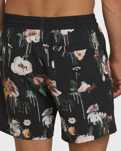 Billabong Men's Good Times Layback 16\" Trunks - Black