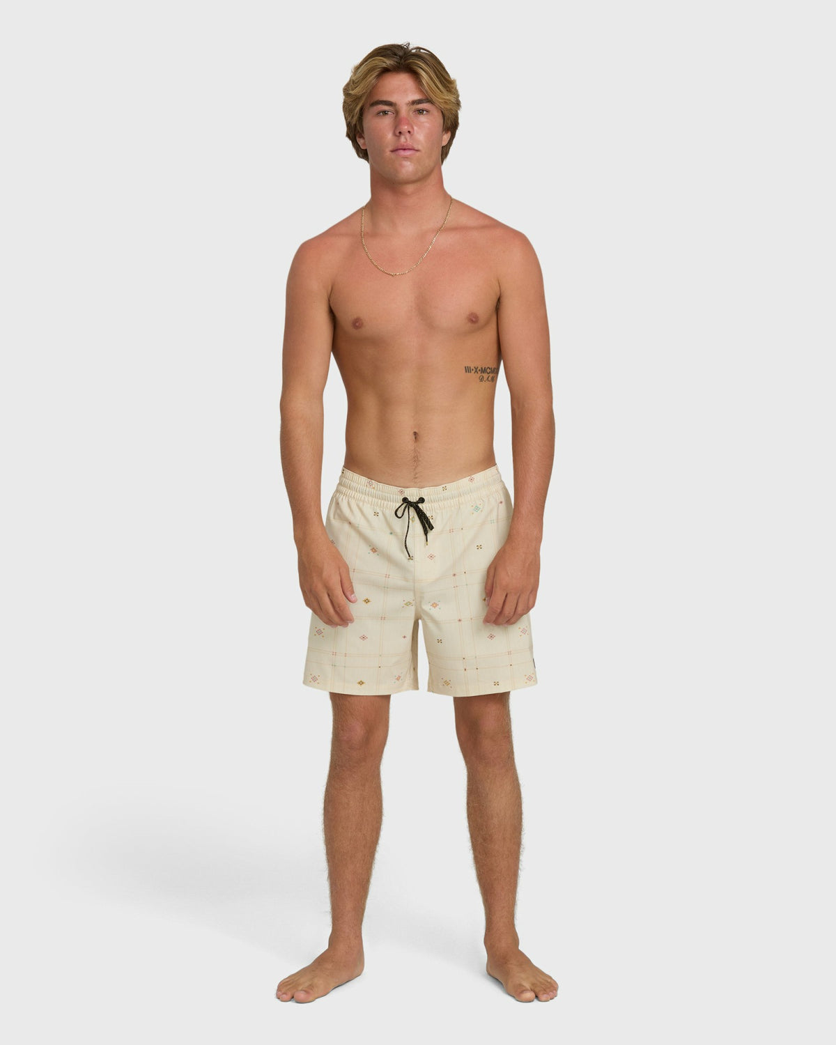 Billabong Men's Good Times Layback 16\" Trunks - Oatmeal