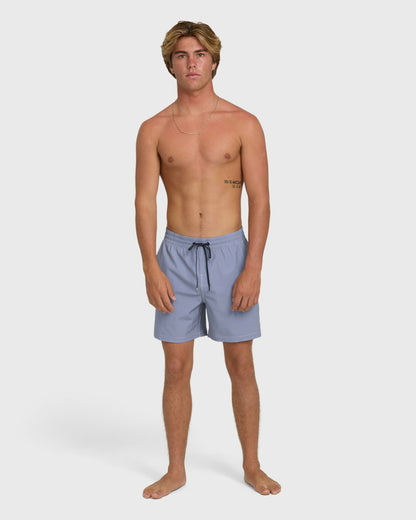 Billabong Men's Every Other Day Wave Washed Layback 16\" Trunks - Blue Horizon