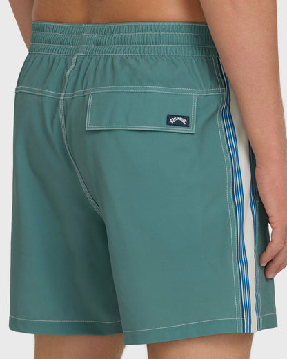 Billabong Men's Dbah Panel Layback 16\" Trunks - Deep Sea