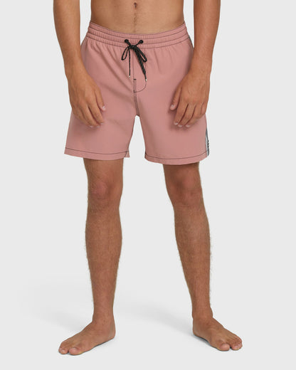 Billabong Men's Dbah Panel Layback 16\" Trunks - Ash Rose