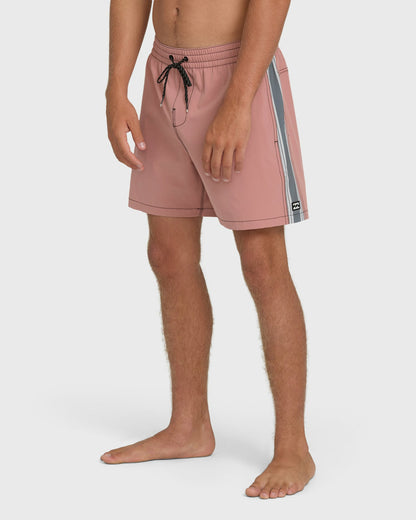 Billabong Men's Dbah Panel Layback 16\" Trunks - Ash Rose