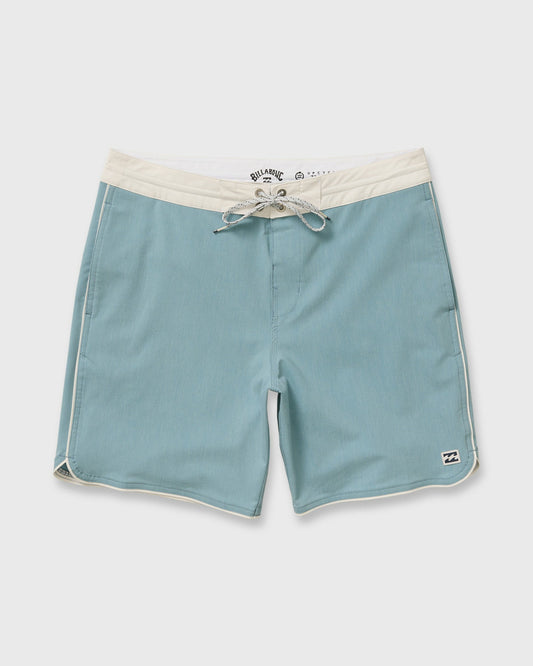 Billabong Men's 73 Lo Tide 18\" Boardshorts - Washed Blue