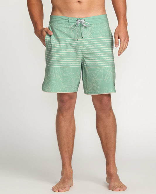 Billabong Men's 73 Lo Tide 18\" Boardshorts - Mist Green