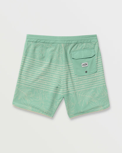 Billabong Men's 73 Lo Tide 18\" Boardshorts - Mist Green