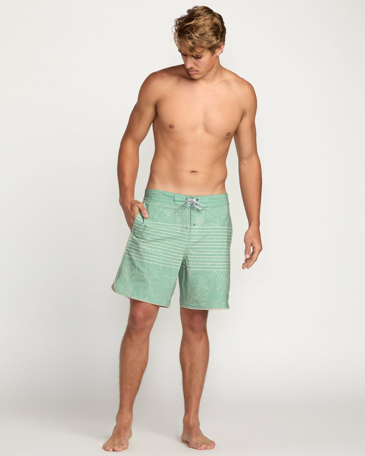 Billabong Men's 73 Lo Tide 18\" Boardshorts - Mist Green