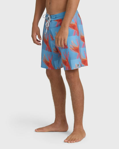 Billabong Men's Good Times Gallery Lo Tide 18\" Boardshorts - Multi - Multi