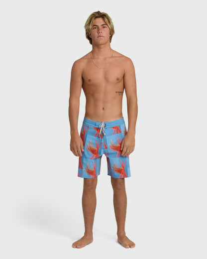 Billabong Men's Good Times Gallery Lo Tide 18\" Boardshorts - Multi - Multi