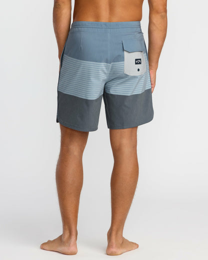 Billabong Men's 73 Lo Tide 18\" Boardshorts - Steel Blue