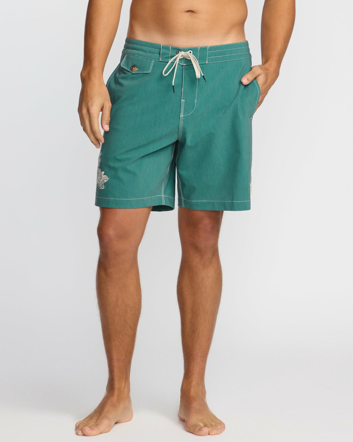 Billabong Men's Austin Garage Lo Tides 19\" Boardshorts - Teal