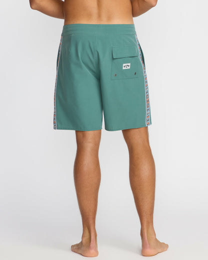 Billabong Men's Wategos Lo Tide 19\" Boardshorts - Sage Green