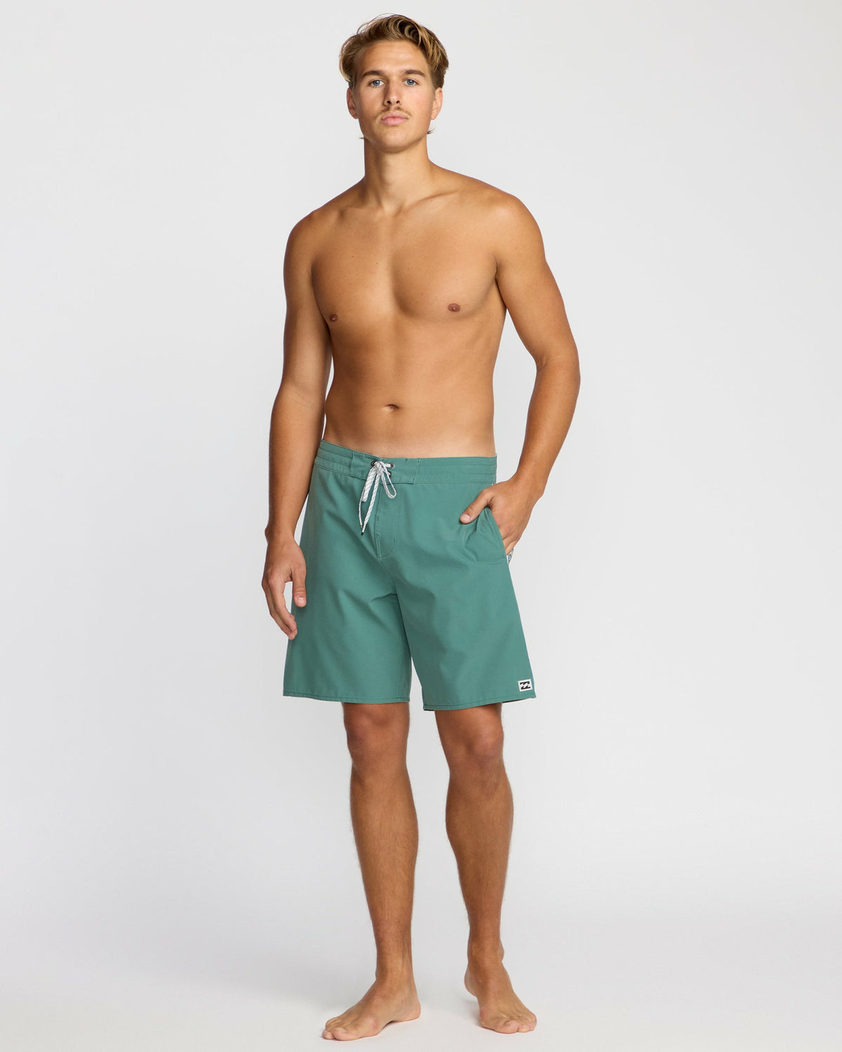 Billabong Men's Wategos Lo Tide 19\" Boardshorts - Sage Green
