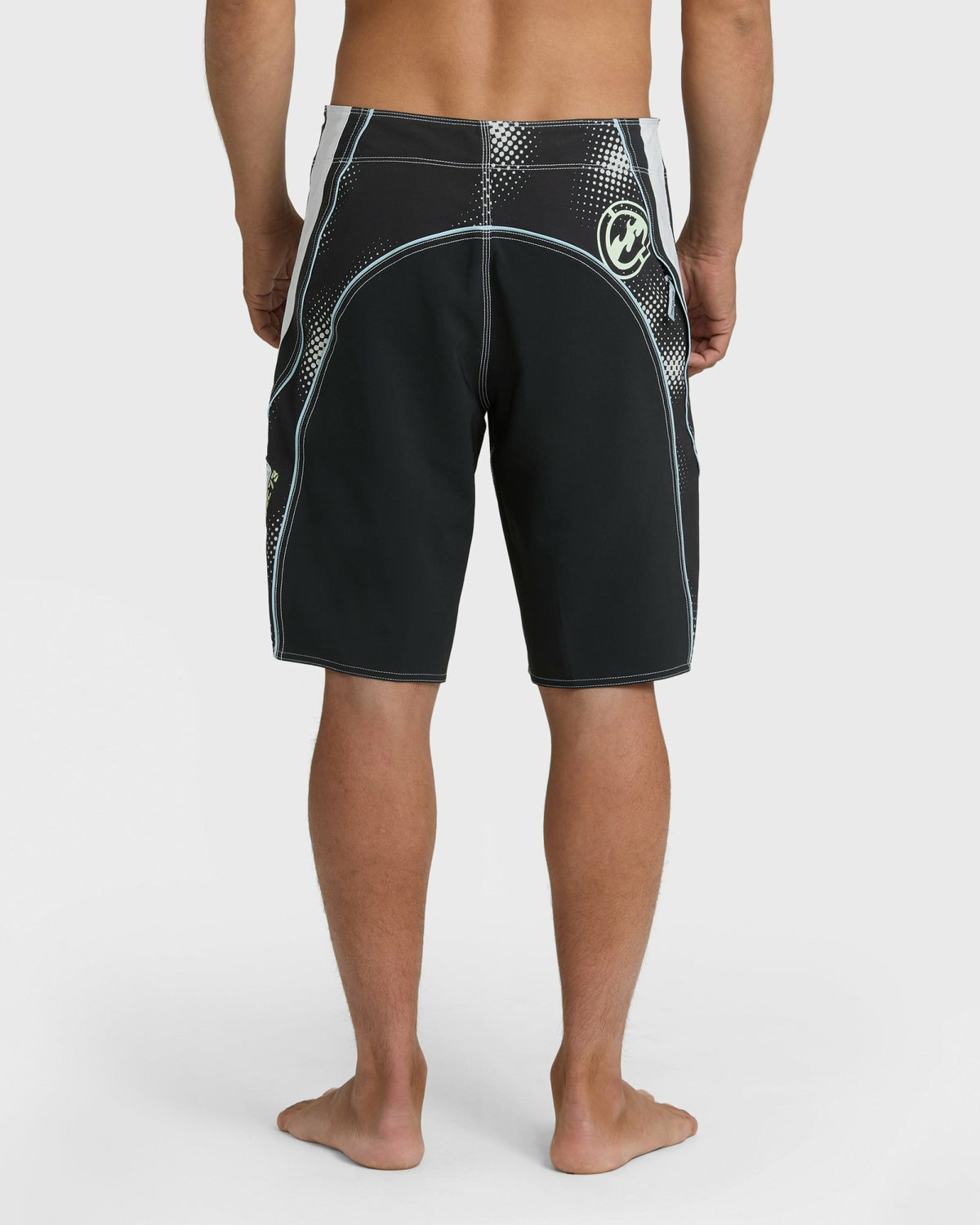 Billabong Men's Fluid 2k Pro 21\" Boardshorts - Black\/White - Black