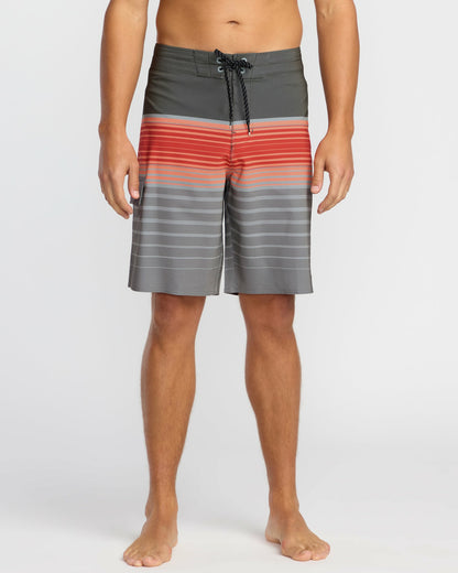 Billabong Men's All Day Stripe Pro Performance 20\" Boardshorts - Sunset