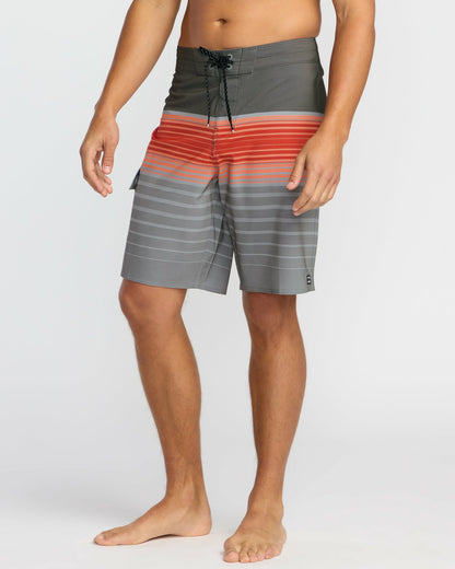 Billabong Men's All Day Stripe Pro Performance 20\" Boardshorts - Sunset