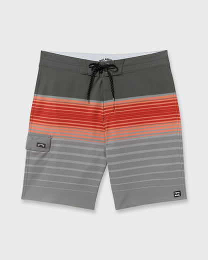 Billabong Men's All Day Stripe Pro Performance 20\" Boardshorts - Sunset