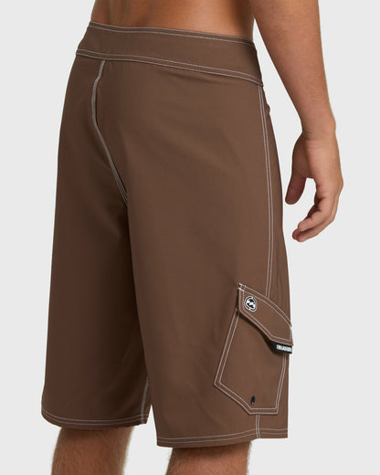 Billabong Men's Bio Og Pro 21\" Boardshorts - Mocha - Mocha