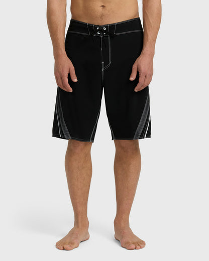 Billabong Men's Fluid 2K Pro Performance 21\" Boardshorts - Black White