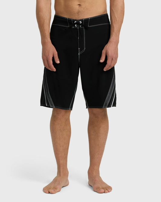 Billabong Men's Fluid 2K Pro Performance 21\" Boardshorts - Black White