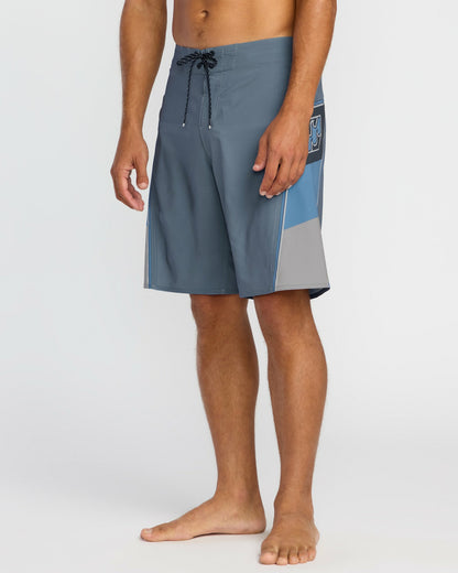 Billabong Men's Straddie Airlite 20\" Boardshorts - Steel Blue