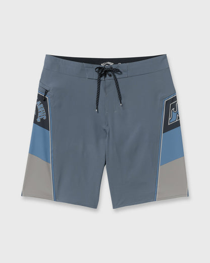 Billabong Men's Straddie Airlite 20\" Boardshorts - Steel Blue