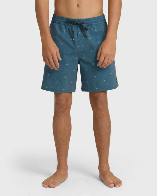 Billabong Men's Good Times Layback 16\" Trunks - Real Teal