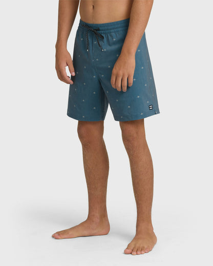 Billabong Men's Good Times Layback 16\" Trunks - Real Teal