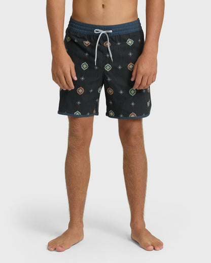 Billabong Men's Seventy Three Layback 16\" Trunks - Navy