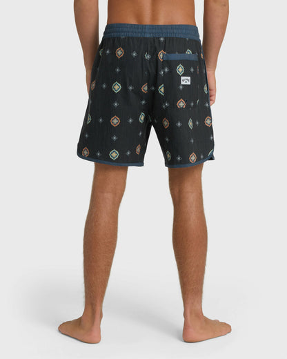 Billabong Men's Seventy Three Layback 16\" Trunks - Navy