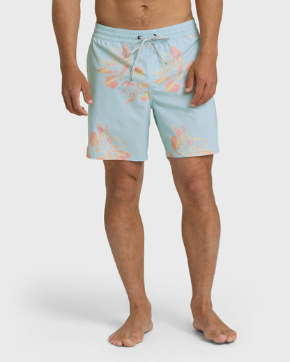 Billabong Men's Seventy Three Layback 16\" Trunks - Dusty Blue