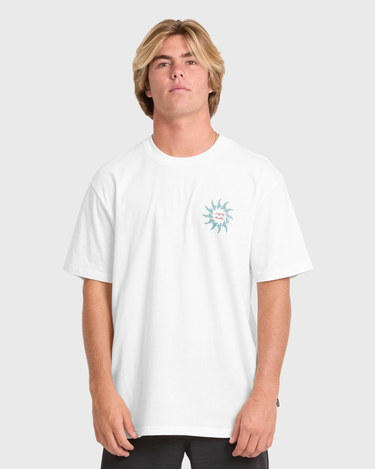 Billabong Men's Rotation Premium Short Sleeve Knit Graphic T-Shirt - Off White