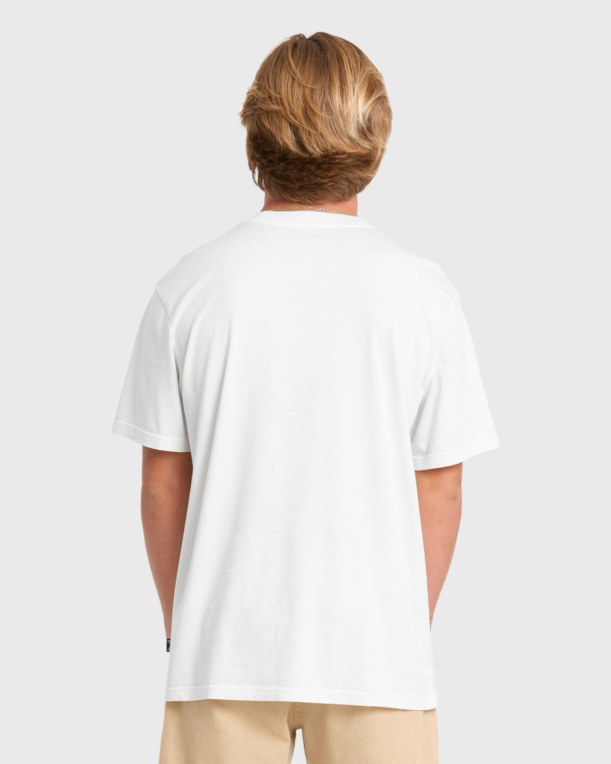 Billabong Men's Quarter Premiumss Short Sleeve Knit T-Shirt - Off White