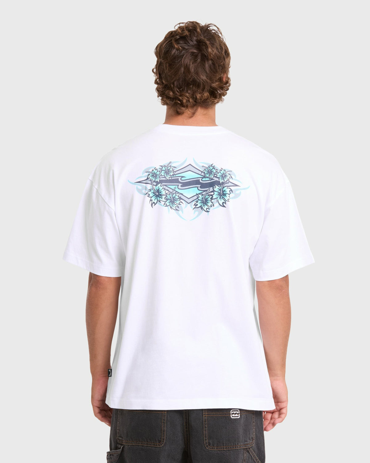 Billabong Men's Biscus OG Short Sleeve Cotton T-Shirt - White
