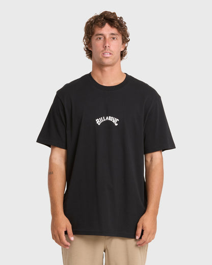 Billabong Men's Mainstay Premium Short Sleeve Cotton T-Shirt - Black
