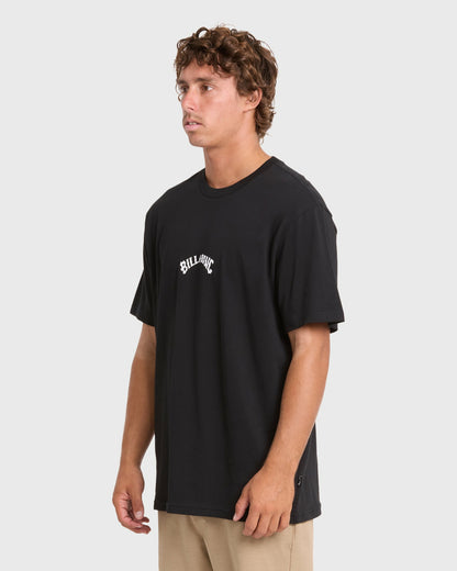 Billabong Men's Mainstay Premium Short Sleeve Cotton T-Shirt - Black