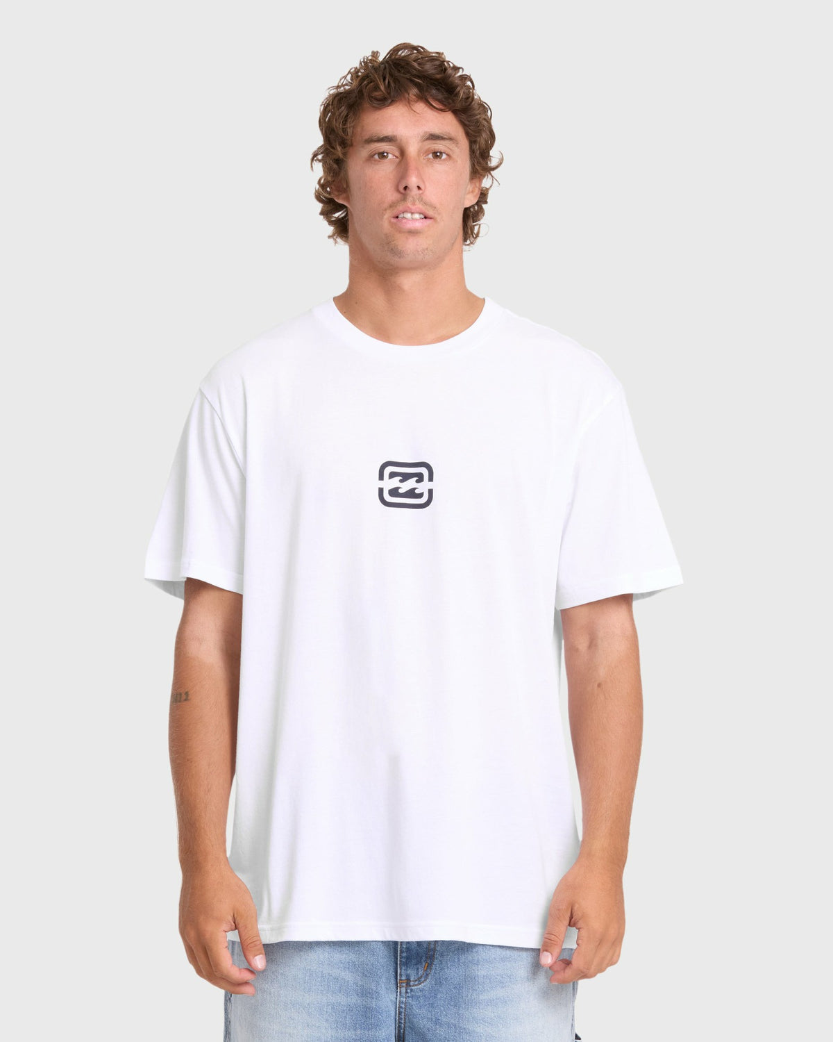 Billabong Men's Mainstay Premium Short Sleeve Cotton T-Shirt - White