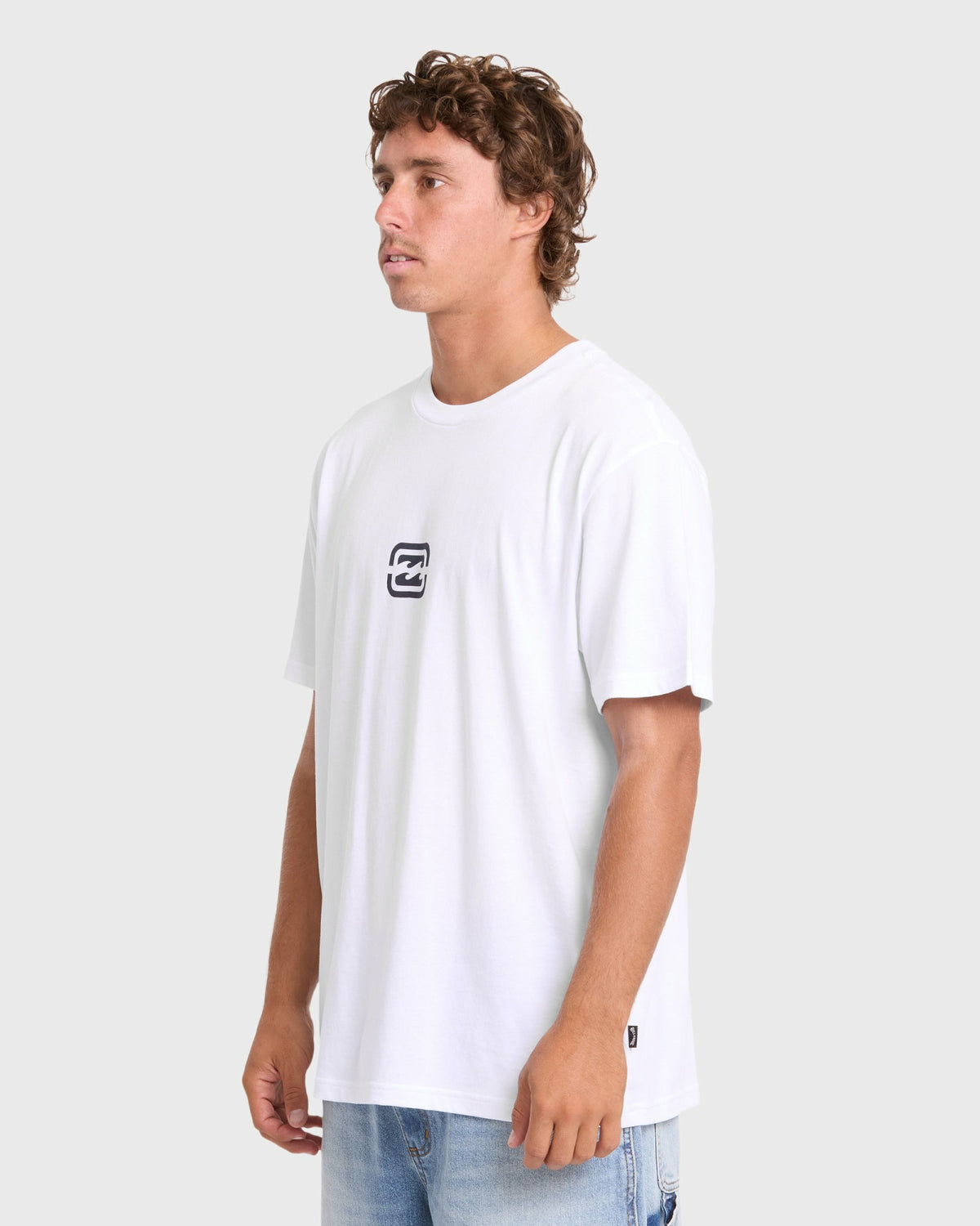 Billabong Men's Mainstay Premium Short Sleeve Cotton T-Shirt - White