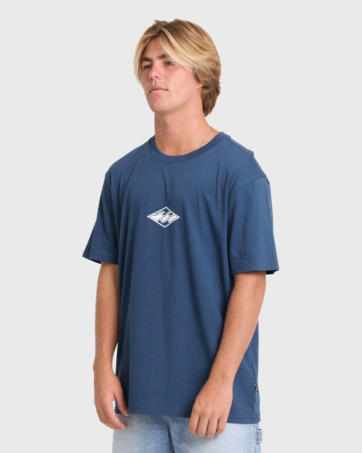 Billabong Men's Mainstay Premium Short Sleeve Cotton T-Shirt - Dark Denim