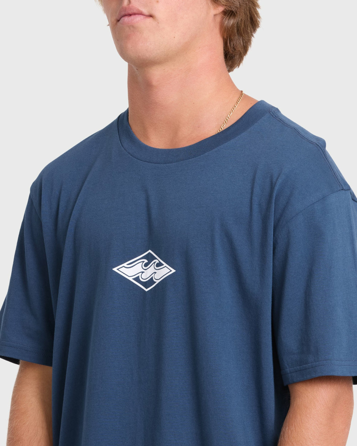 Billabong Men's Mainstay Premium Short Sleeve Cotton T-Shirt - Dark Denim