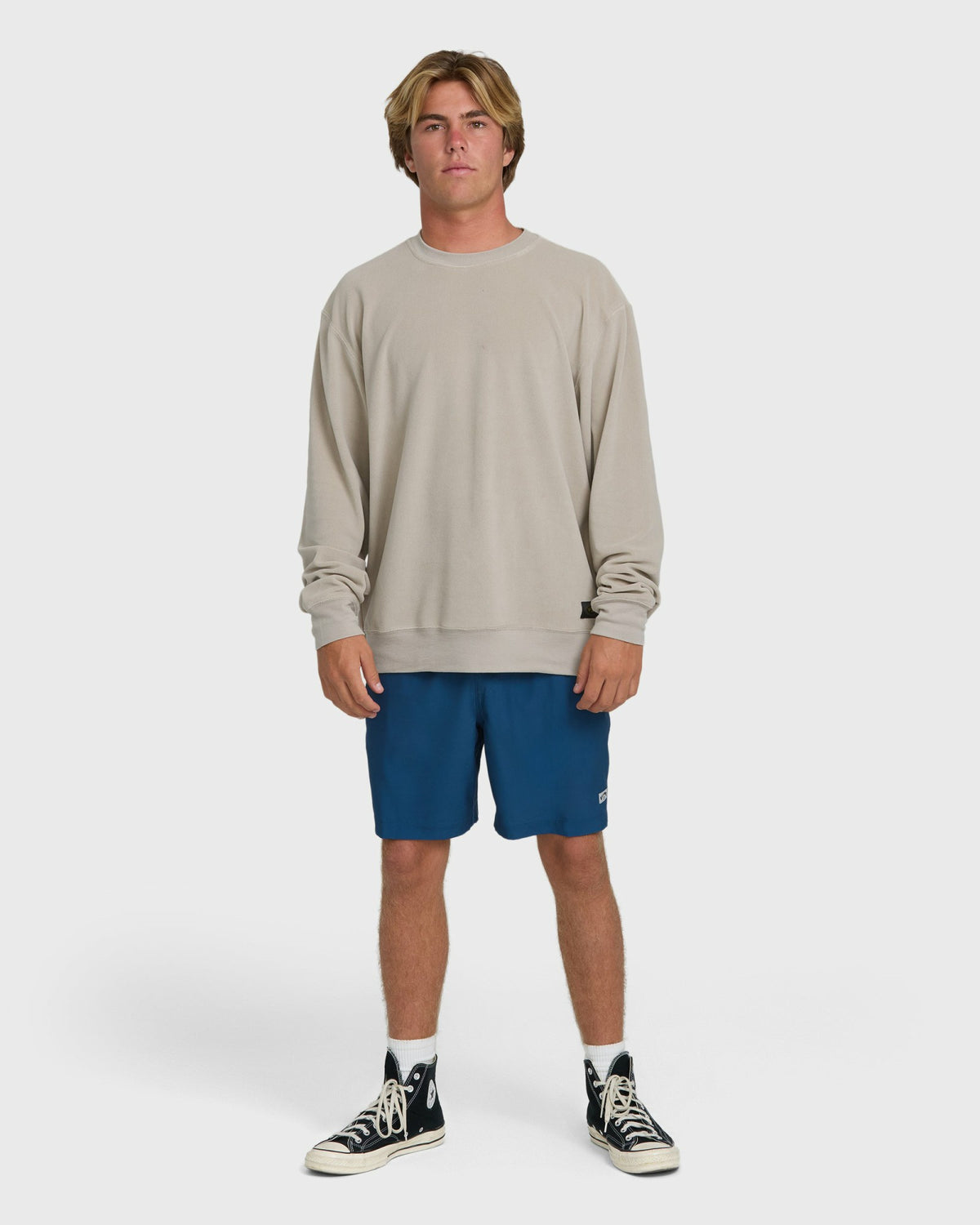 Billabong Men's Torched Crewneck Sweatshirt - Dove