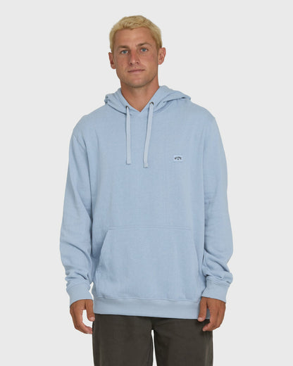 Billabong Men's All Day Pullover Hoodie - Blue Fog