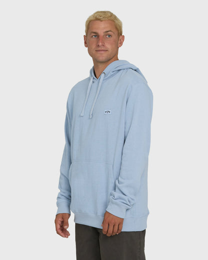 Billabong Men's All Day Pullover Hoodie - Blue Fog
