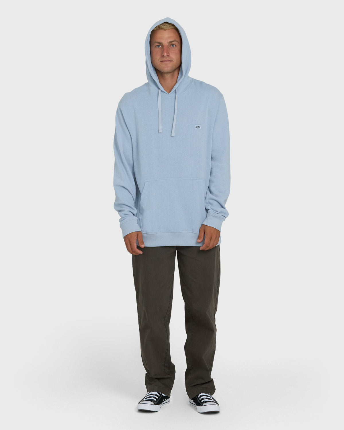 Billabong Men's All Day Pullover Hoodie - Blue Fog